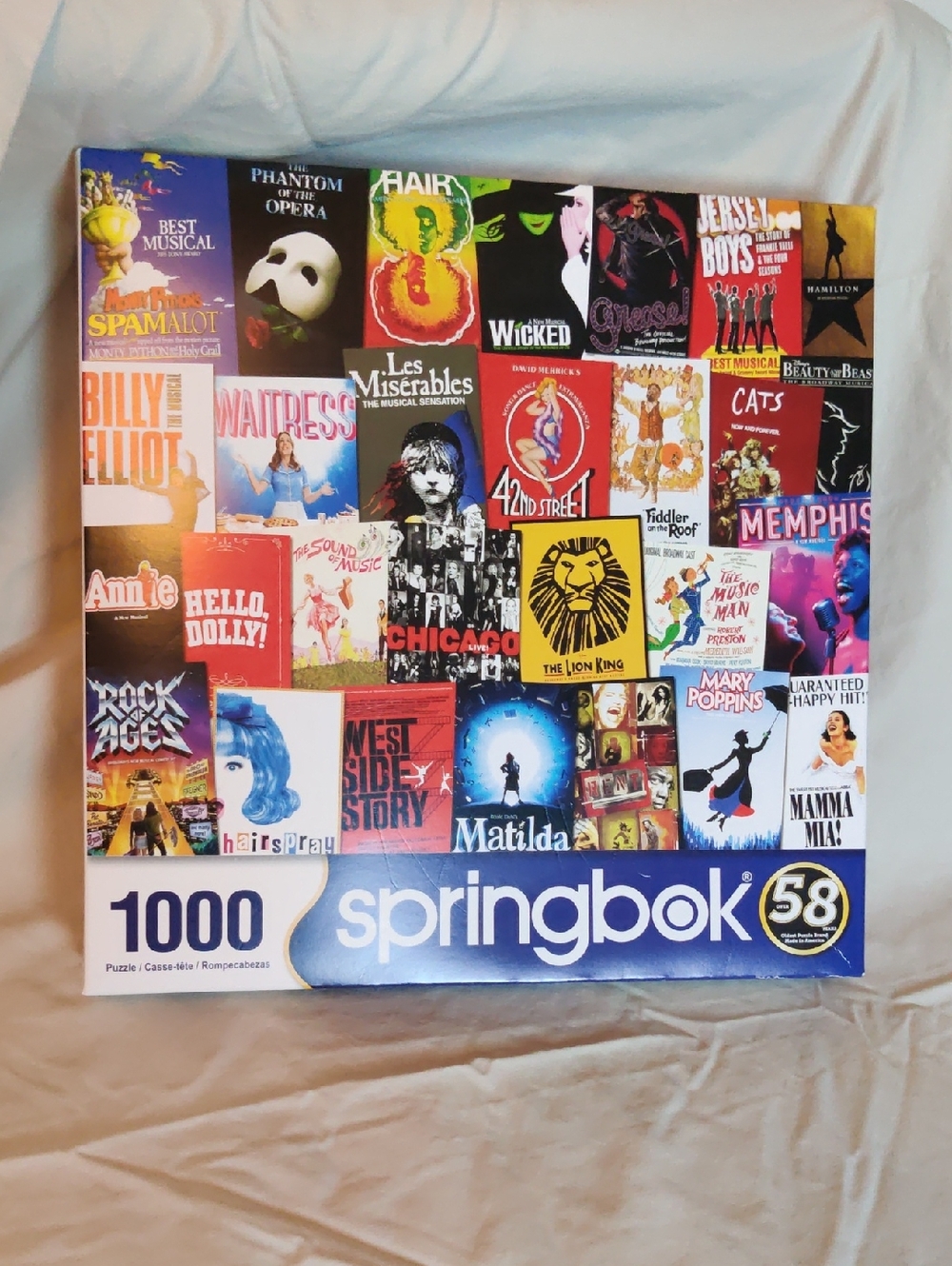 Springbok Broadway Musicals 1000-Piece Jigsaw Puzzle - Multi